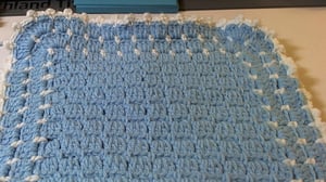Image of Crochet Unique Blanket PDF Pattern