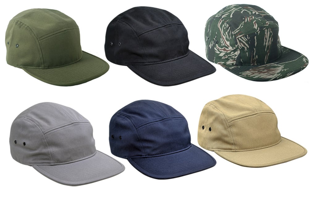 5-Panel Camp Hat (Lot of 12) / Bulk Caps