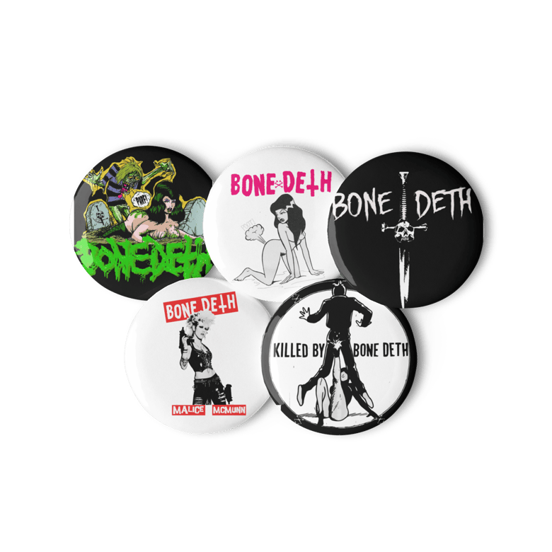 Image of Bone Deth Pins 