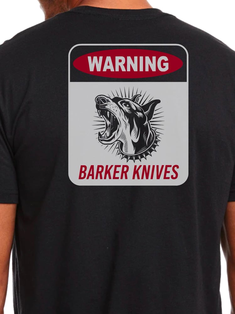 Image of Barker Knives  Black tee 