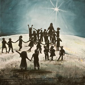 Image of "One Second" - print on 30"x30" gallery wrapped canvas