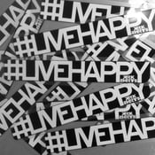 Image of #livehappy sticker
