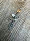 Image of Apple Blossom Flower and Leaf Pendant (with chain)