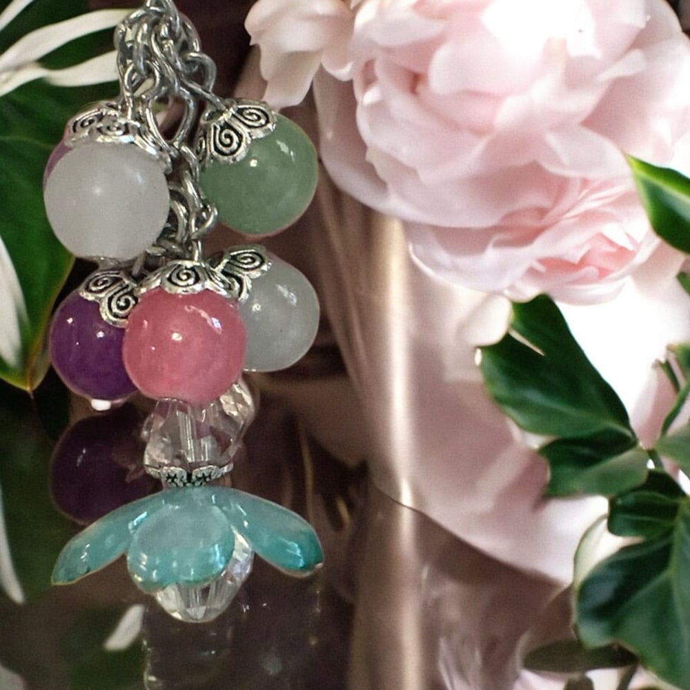 Image of Flower Dangle Earrings 