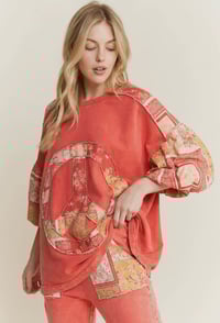 Image 2 of Patchwork Boho Top