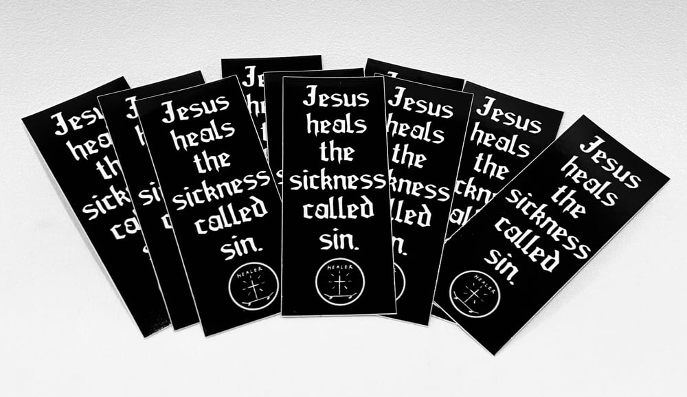 Image of Healer of sin stickers (10 pack)