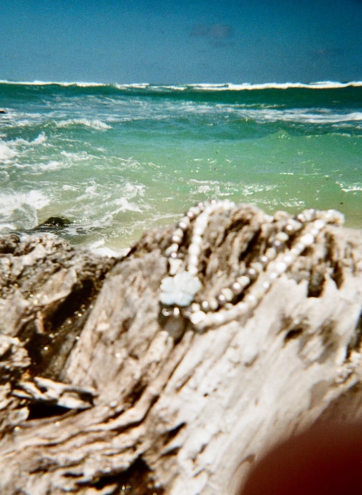 Image of Layered hibiscus necklace 