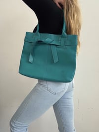 Image 1 of 00s Turquoise leather bag