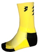 Image of Neon Yellow crew socks