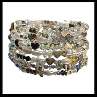 Image 2 of Multi Heart Strand Bracelet 