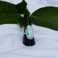 Image 3 of Larimar Oval Ring 