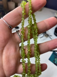 Image 1 of Peridot Tiny Chip necklace 