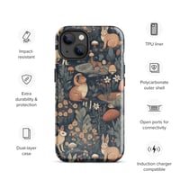 Image 18 of Woodland Creatures Boho Cottagecore Nature Inspired Cute Tough Case for iPhone®