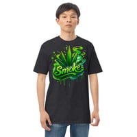 Image 2 of Smoke 2 Men’s premium heavyweight tee