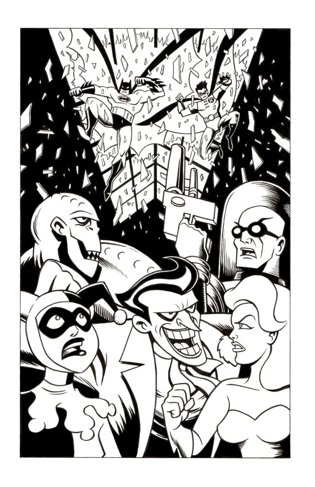 Bootlwg Batman Adventures 2: pg. 18 original art