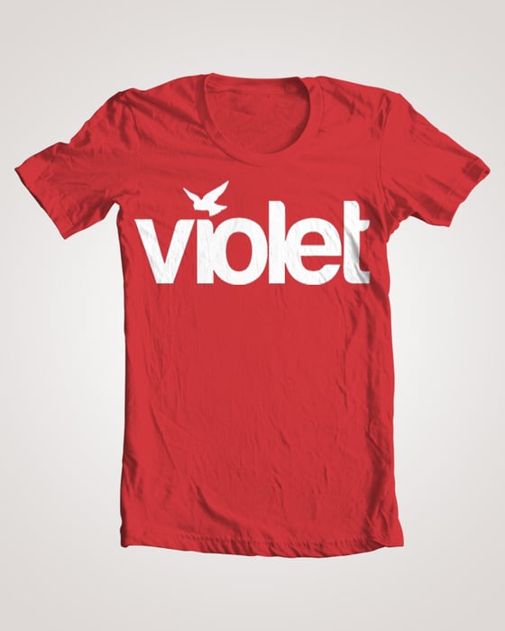 Image of Violet - Logo Red