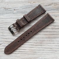 Image 3 of Dark Brown Chevre Strap