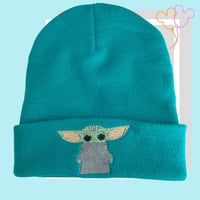 Image 1 of Baby Yoda Beanie Hat