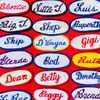 Oval Vintage Name Patch