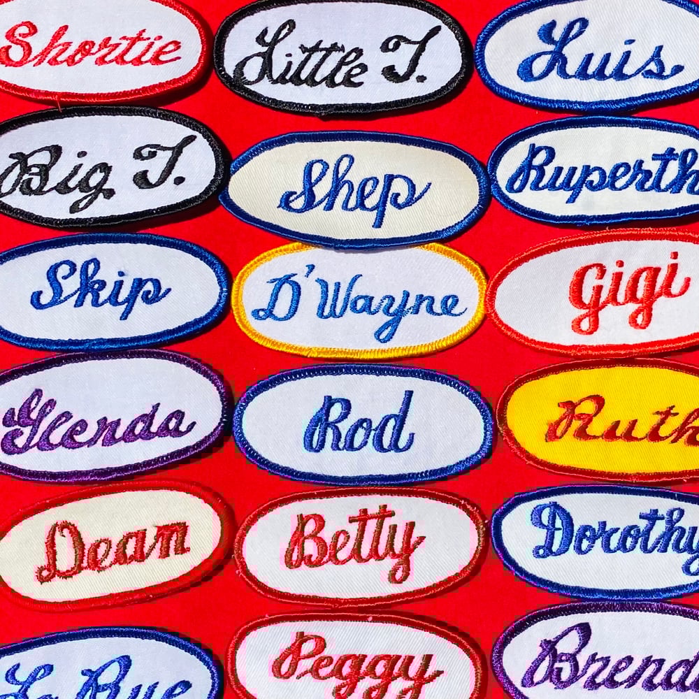 Oval Vintage Name Patch