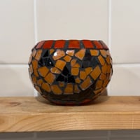 Image 4 of smoked pumpkin scented jack-o’-lantern candle