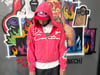 zip up hoodie (red)