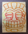 Iridescent Pink Tiki Decal