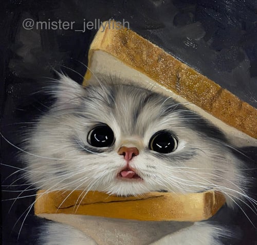 Image of "Cheese" Original painting 