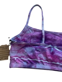 Image 7 of L (38) Bralette in Amethyst Geode Ice Dye