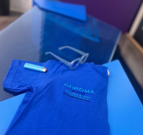 Image of Blue CHROMA  ZONE tee 