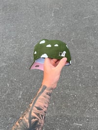 Image 4 of PINK BRIM PARTLY CLOUDY OLIVE  ARIZONA DIAMONDBACKS CUSTOM FITTED