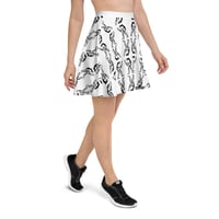 Image 1 of Eugene Teal Frog Skater Skirt