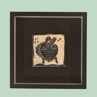 Image 1 of Harmonica Turtle porcelain wall piece