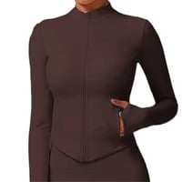 Image 4 of Casual Zipper Fitness Jacket