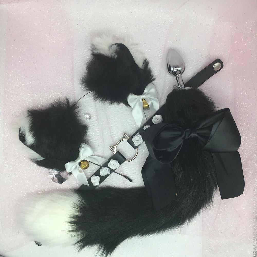 Black/white 🐱 Petplay set 
