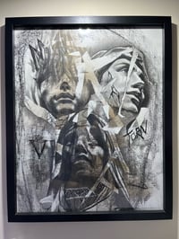 Image 1 of Torn and Cracked - Original Framed