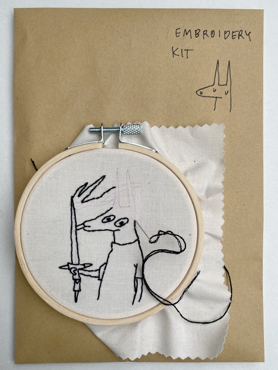 EMBROIDERY STARTER KIT BWSR