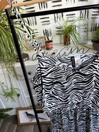 Image 2 of H & M white and black dress