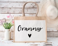 Personalised Mother's Day Title Year Jute Bag 