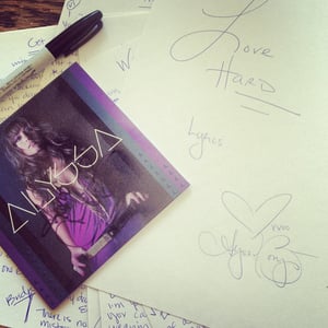 Image of SIGNED CD & Lyrics bundle!!