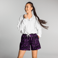 Image 5 of Violet Night Camo Unisex Athletic Shorts