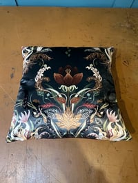 Image 3 of Serpentined Forest Becca Who Velvet cushion  