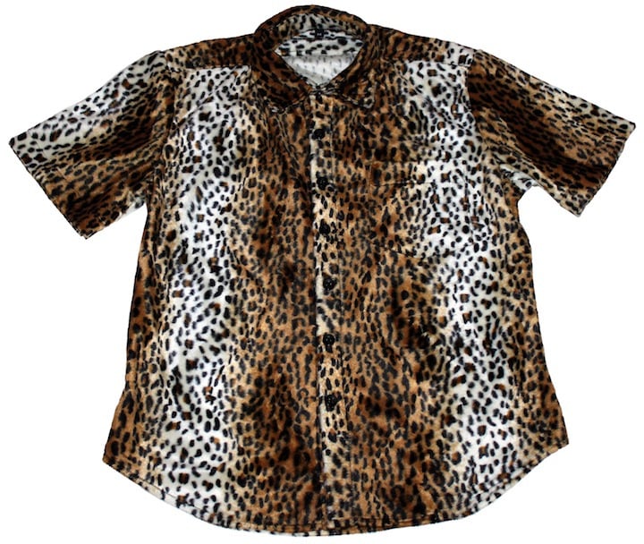 Image of Leopard Fur Botton Shirt