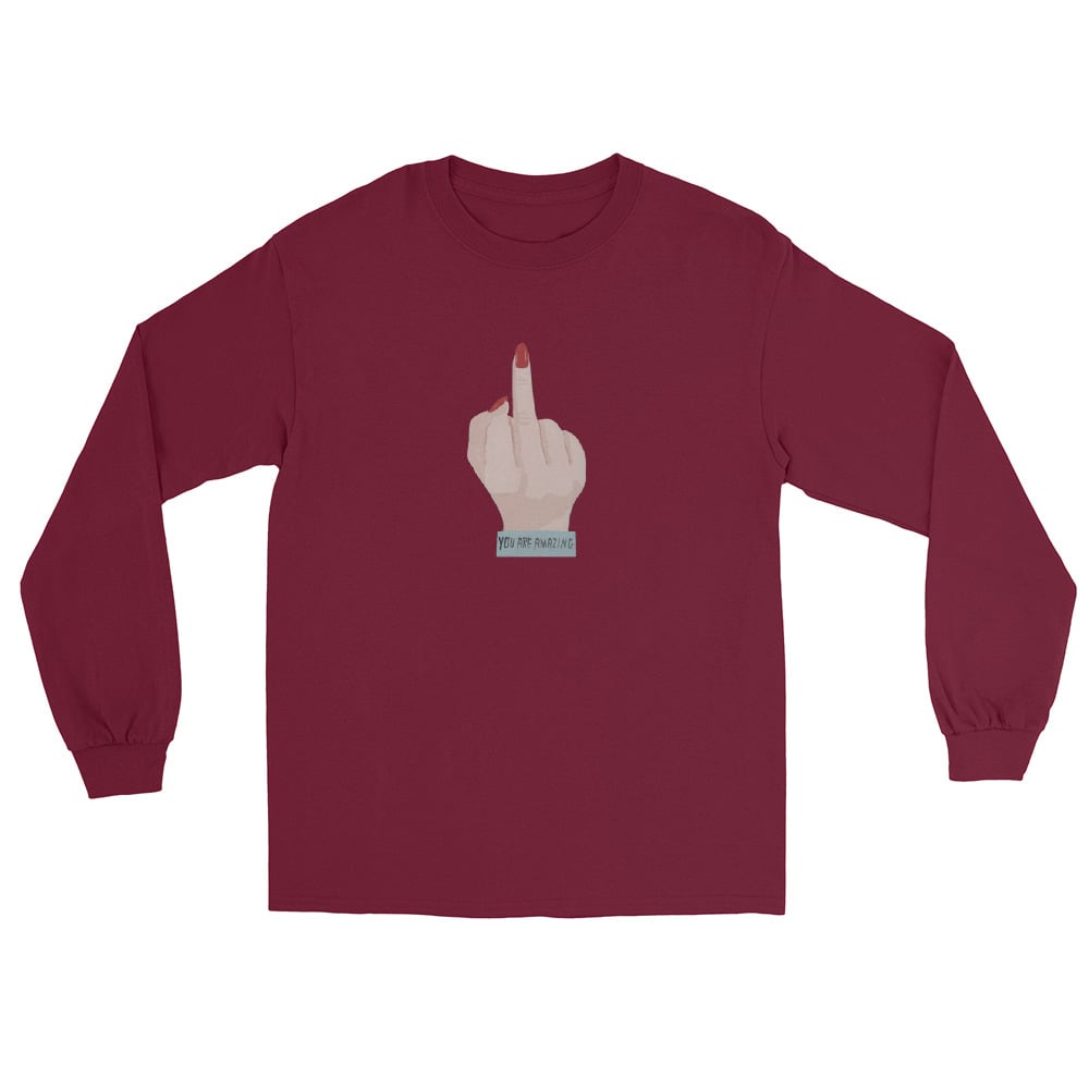 Image of YOU ARE AMAZING LONG SLEEVE SHIRT