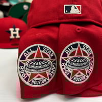 Image 3 of New Era 59Fifty Scarlet Navy OG Wool Pack