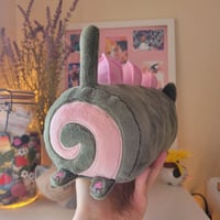 Image 4 of PRE-ORDER: Matcha Sakura Cat Roll Plush