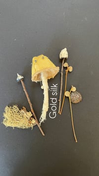 Image 2 of Mushroom brooch mixed colours  