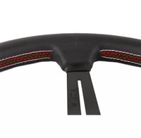 Image 4 of NARDI Black Leather 14inch Steering Wheel