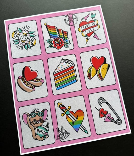 Image of Eric John 11x14 Pride Flash Sheet Print 