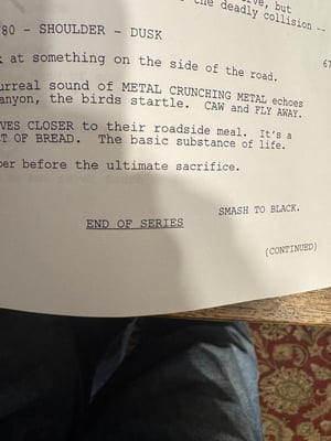 Image of Sons of Anarchy series finale signed by cast